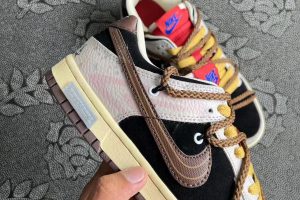 Nike Dunk Low 熊猫恶作剧 街头涂鸦 熊猫泼墨低帮板鞋 黑粽色?
