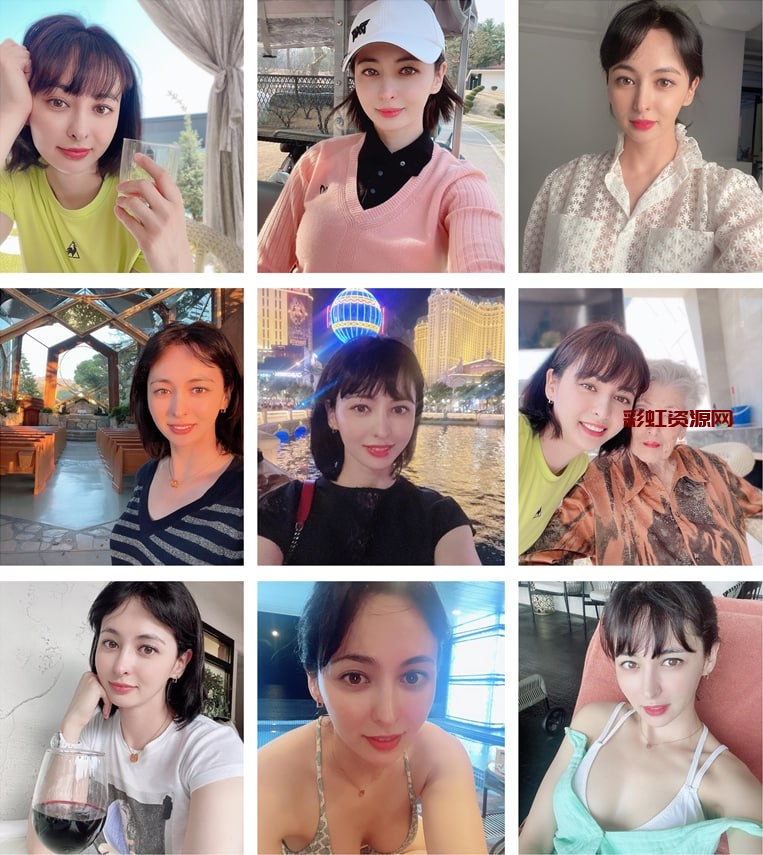 (编号sk244)  #韩国 白富美 日常 生活 高尔夫 旅游 自拍多860张照片视频86个