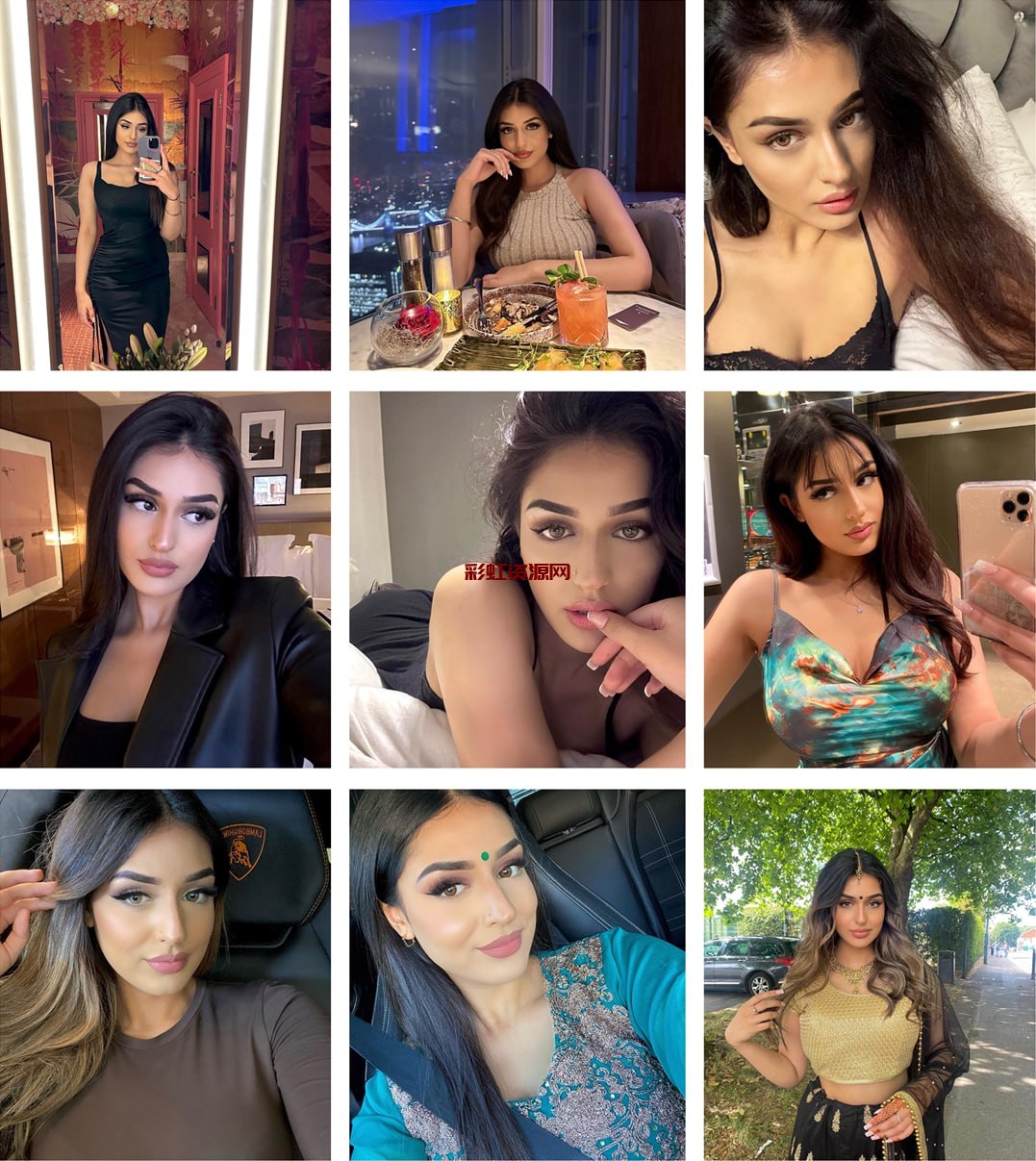 (编号kk133)  印度美女 日常 生活 旅游 自拍多337张视频45个自拍视频多