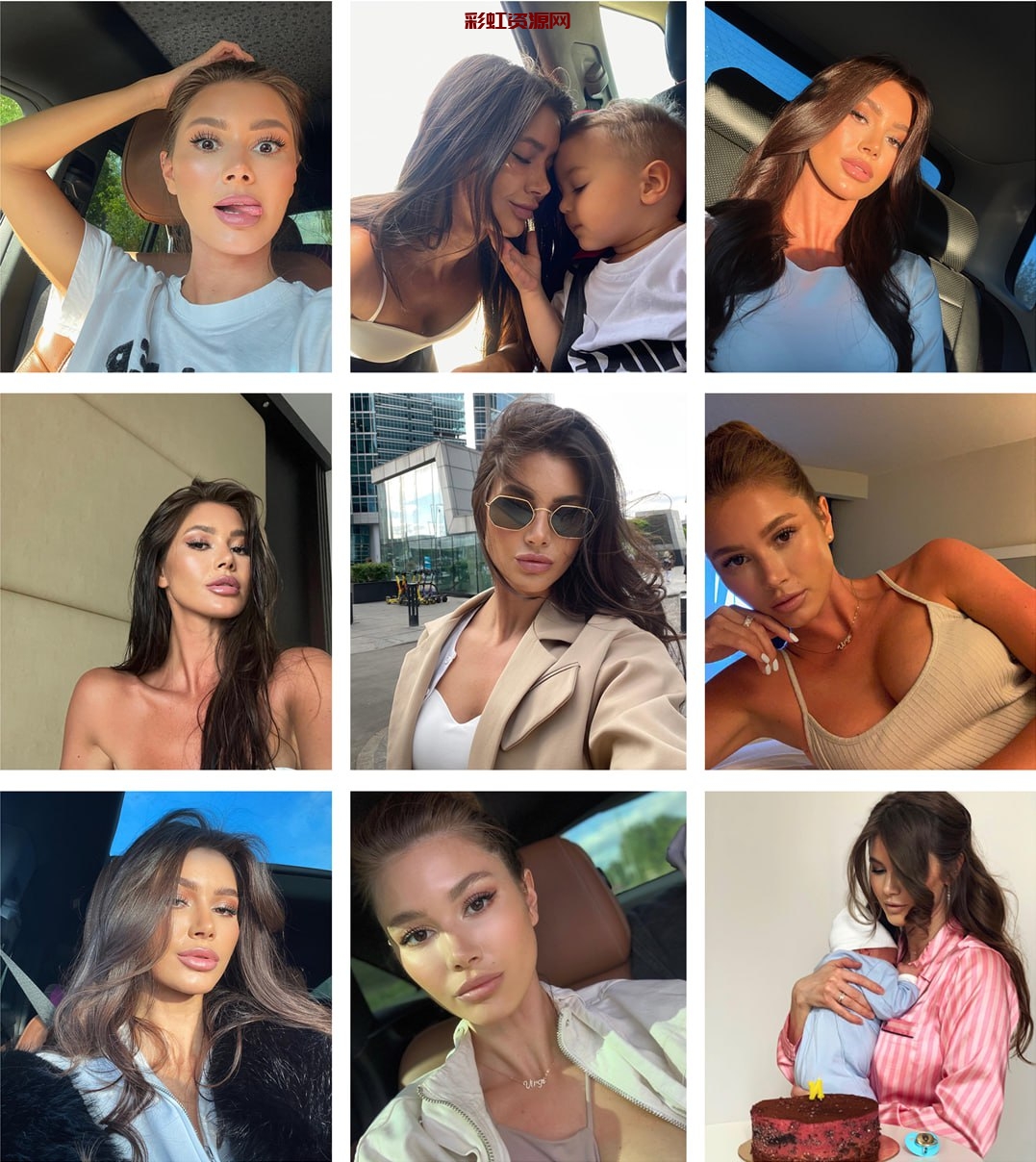 (编号kk124)  欧美女 宝妈 日常 生活 旅游 自拍多1415张照片视频143个