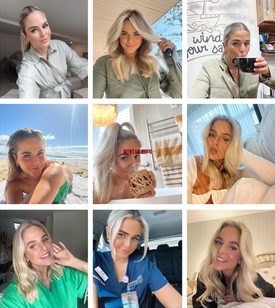 (编号kk123)  欧美女 职业护士 日常 生活 旅游1100张照片视频53个