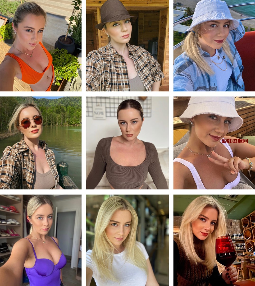 (编号kk120)  欧美女 日常 生活 旅游781张照片视频113个