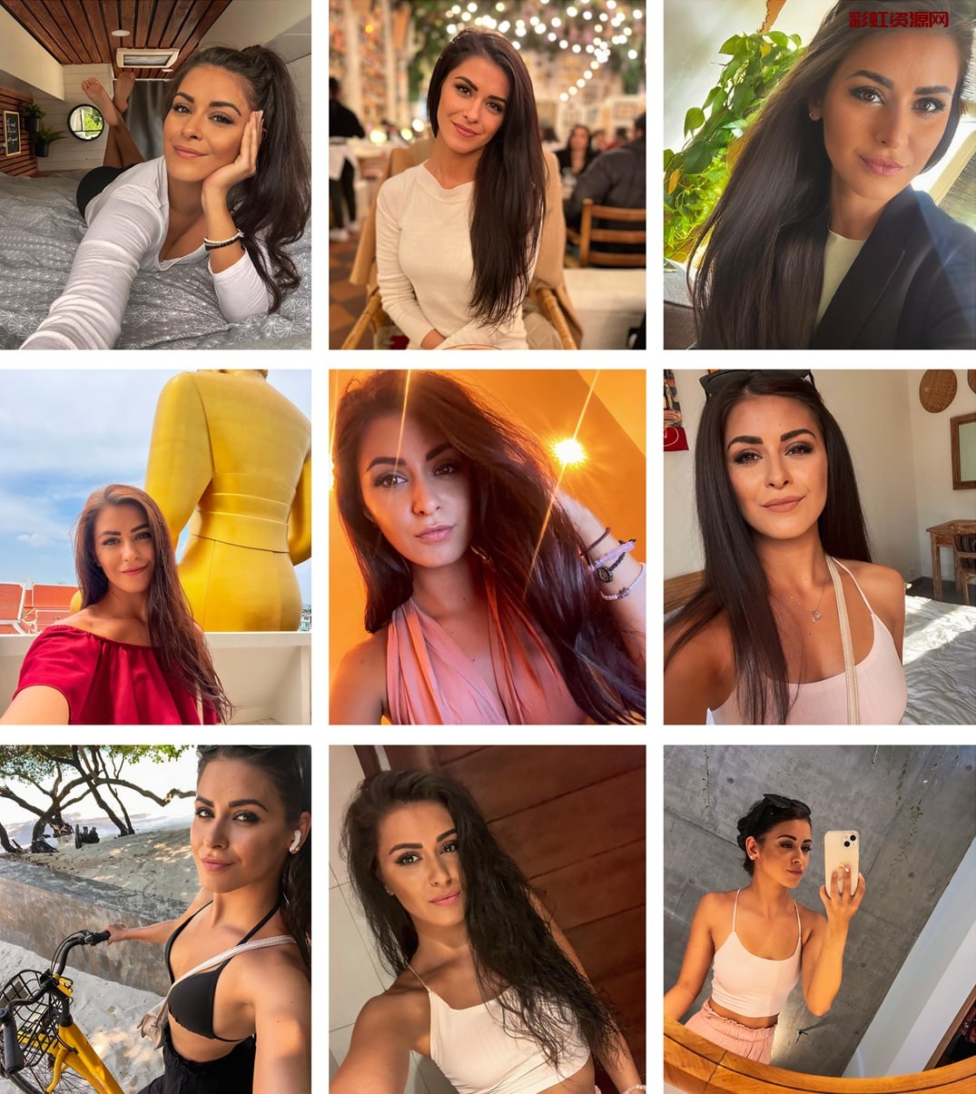 (编号kk112)  欧美女 日常 生活 旅游864张照片视频35个