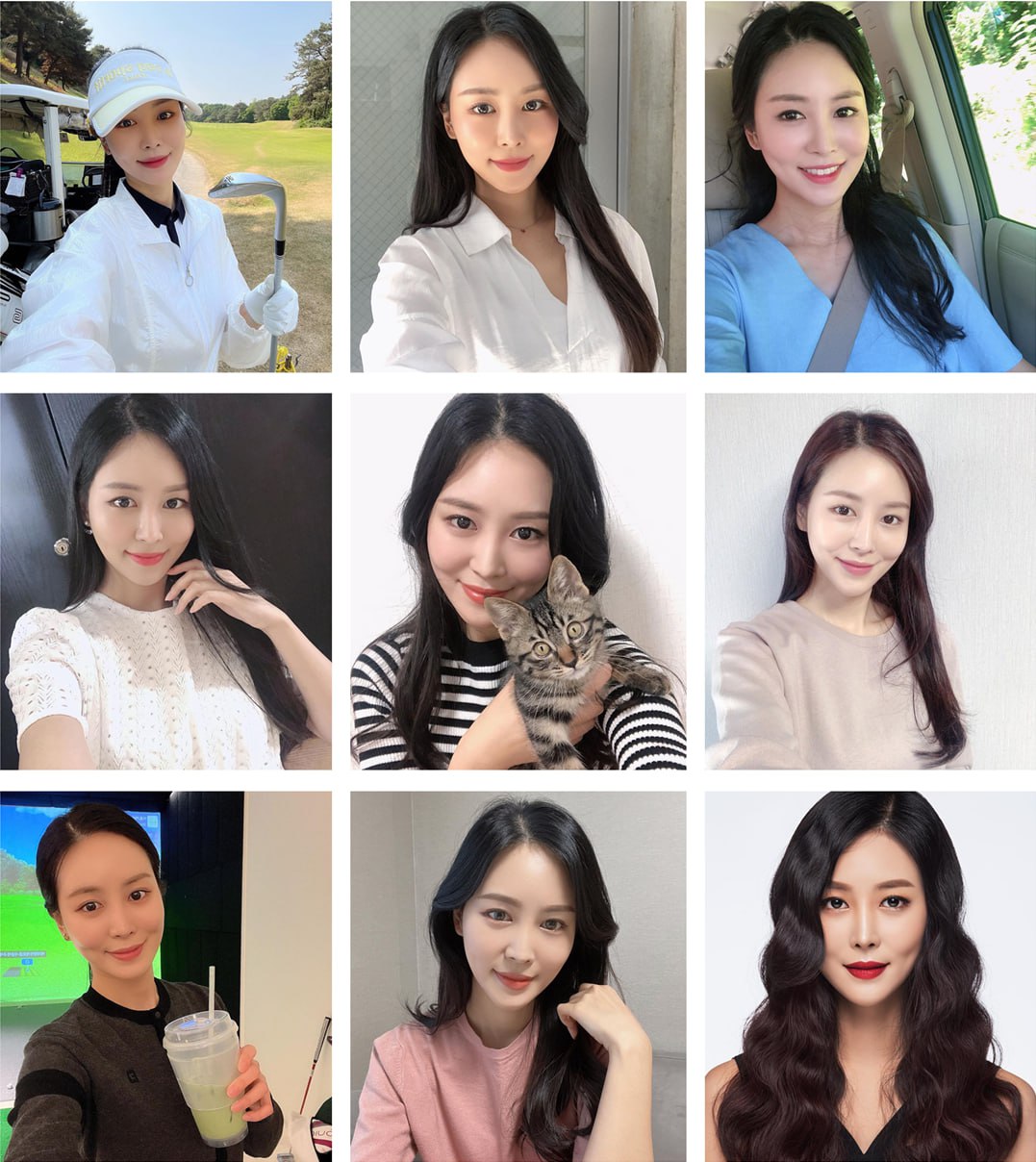 (编号sk238)  #韩国 美女 日常 生活 旅游 高尔夫1531张照片视频114个 有证件照