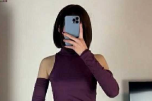 微博 / 抖音 纯欲反差风网红 旋转陀螺 / 白龙猫女