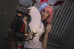 南桃Momoko 八重樱旗袍