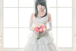 时崎狂三花嫁cos