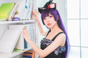 水淼aqua 黑猫小礼服