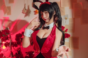 九曲Jean 时崎狂三兔女郎旗袍