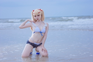 二佐Nisa 碧蓝苏塞克斯泳装