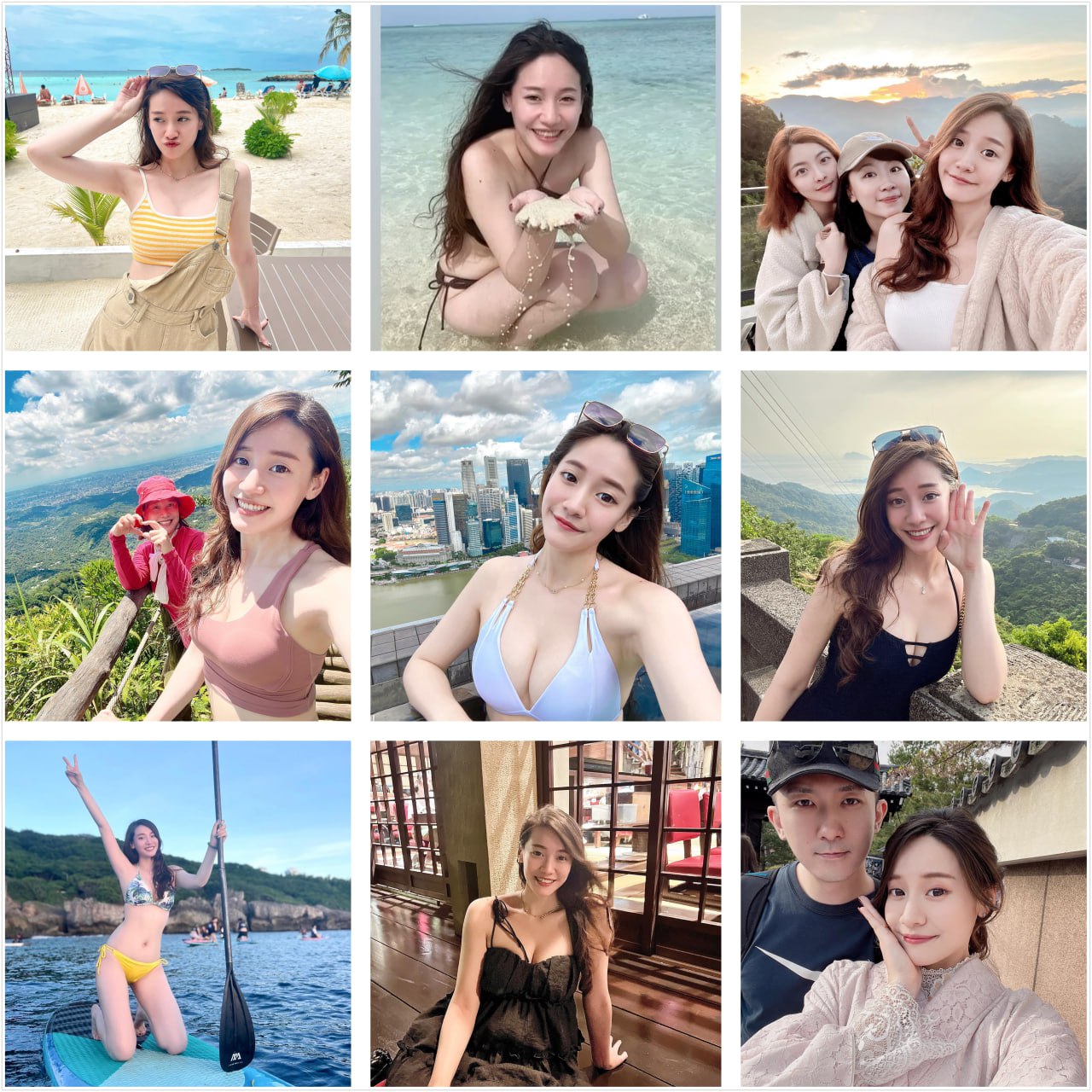 编号 mn148 #台湾 #性感 美艳少妇 大胸身材好 生活日常 爬山 朋友聚会 下午茶 旅游