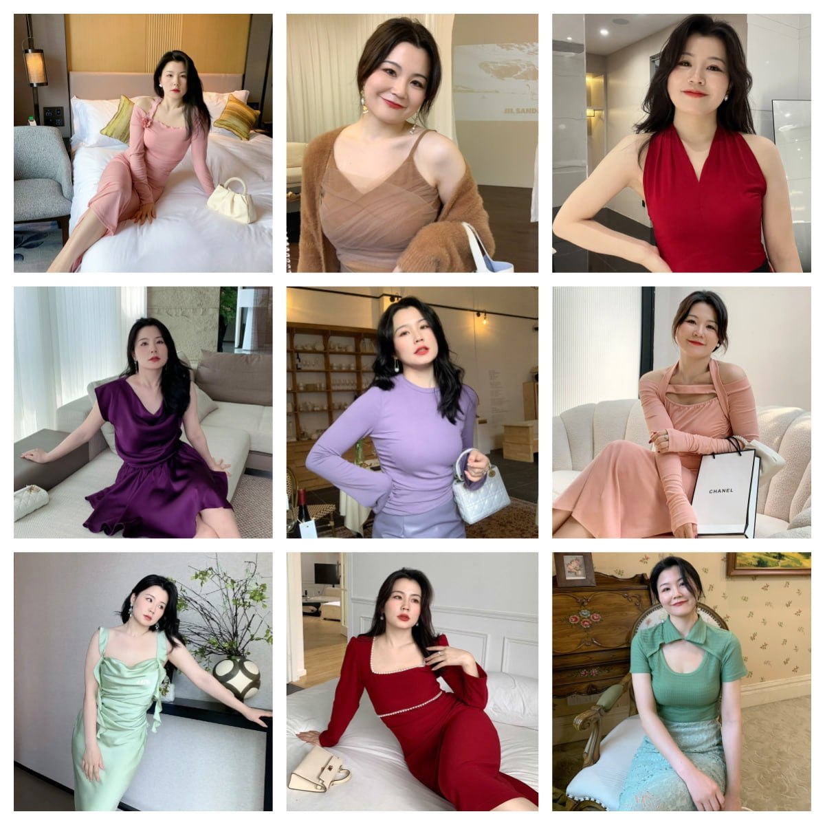 编号 B2  #性感 微胖性感美女 身材好 他拍居多 生活日常 爱穿裙子  图片 1000 张 视频 44 个 #有账号 #国内