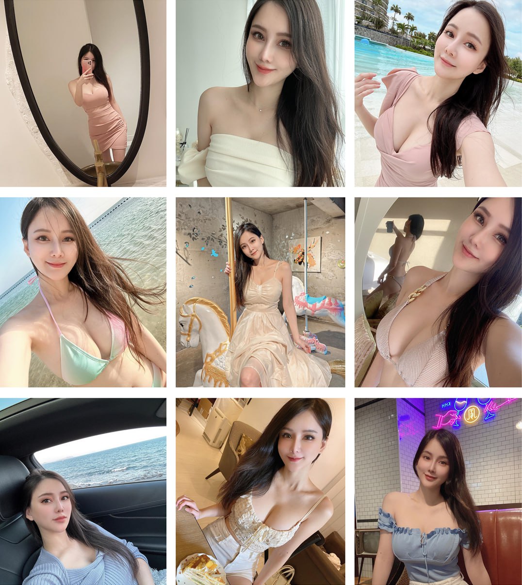 编号 sk179  #台湾 #性感 大胸 美女 日常 生活旅游2611张照片视频54个