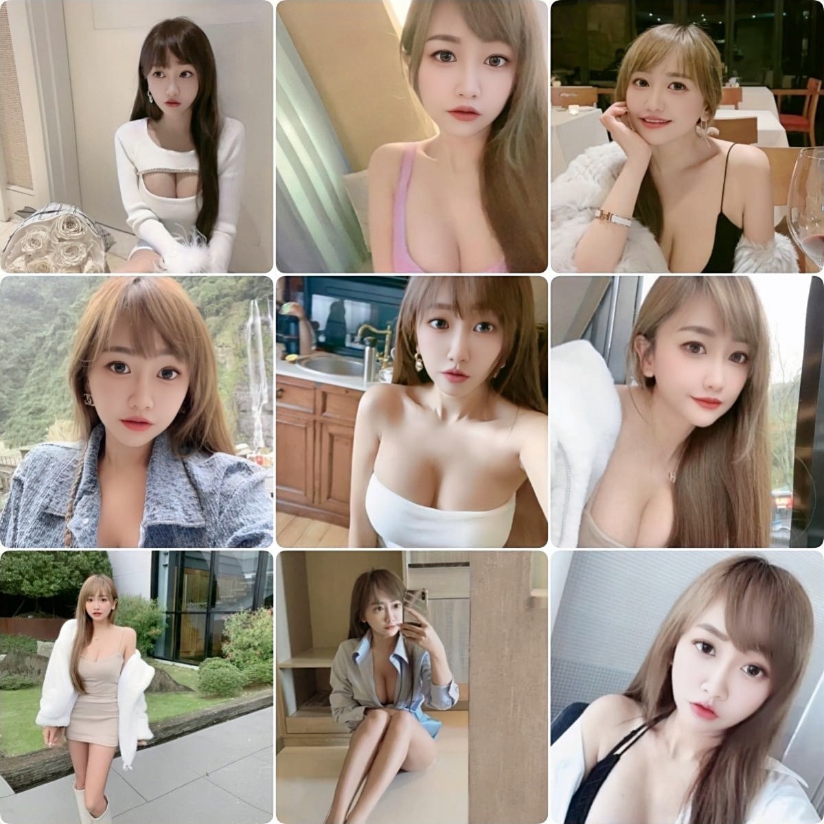 编号FS47 地址：#台湾 有自拍照 有风景美食旅游照片 照片1463张 视频111个 （有ig）可更新