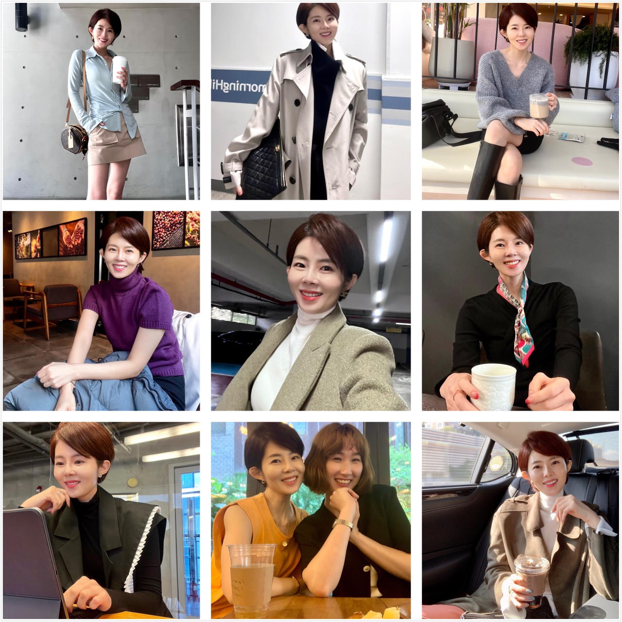 编号 mn87  #韩国 女白领 工作生活日常 朋友聚餐 下午茶 穿搭 自拍多  2664 张照片 80 个视频 #有ig