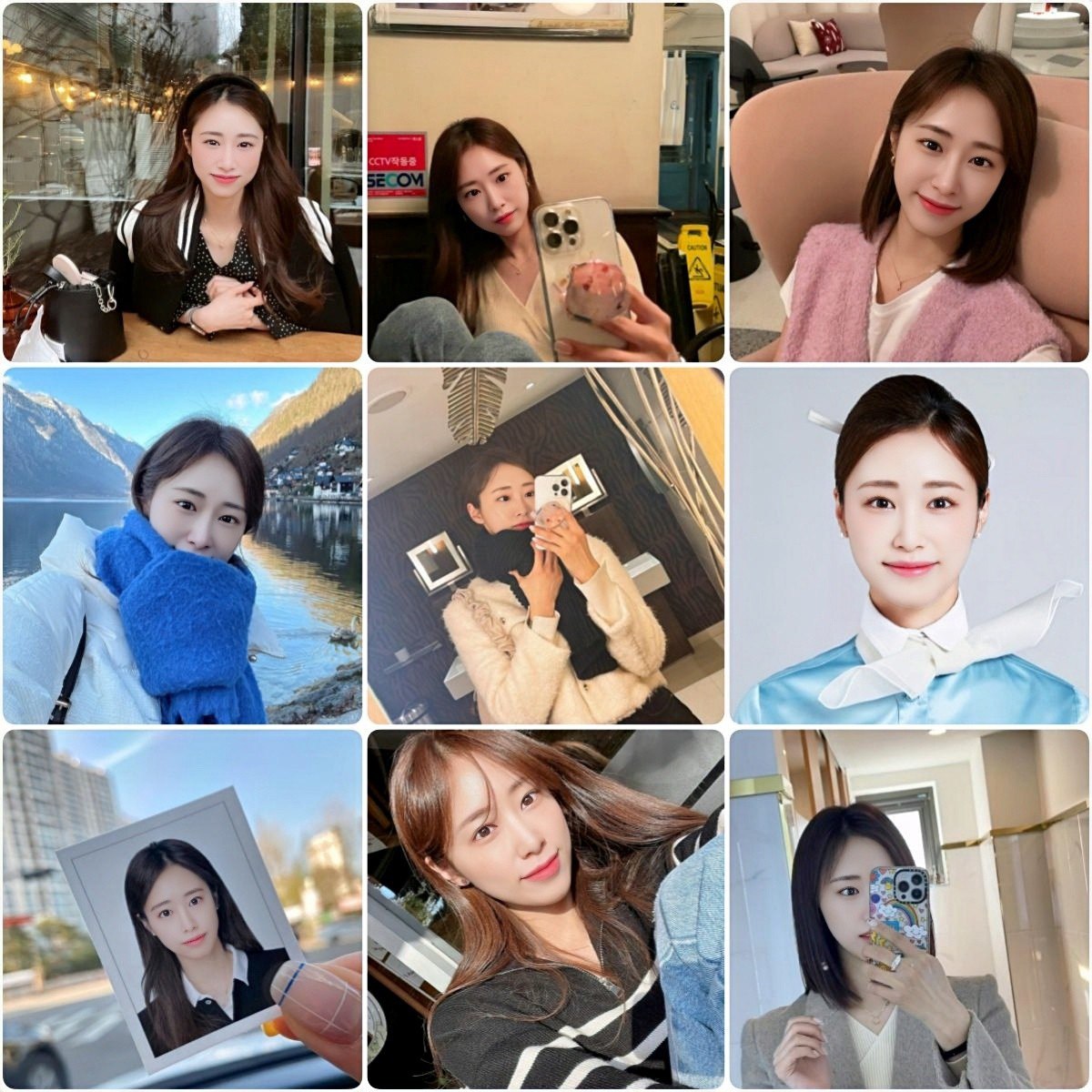 编号WE36 地址：#韩国 #空姐有自拍照片有生活素材 有证件照片 还有一个非常端正的照片 适合做任何证件 自拍多 有飞机工作照片 有家里照片 有一年四季衣服照片 有吃饭素材 开车素材等照片：655张 视频：77个 （有ig）