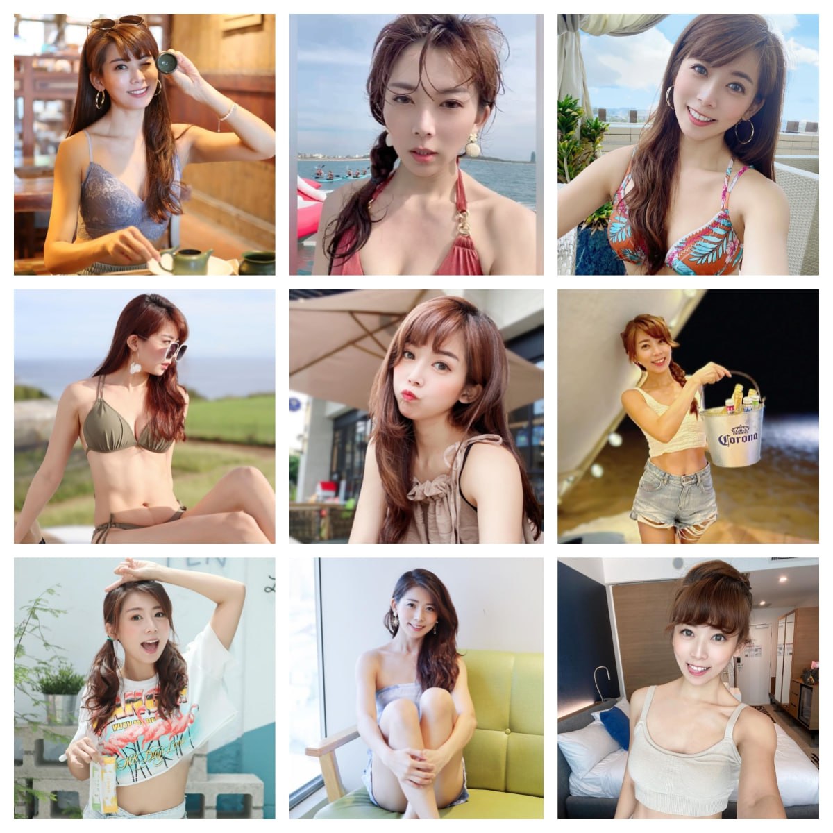 (编号LA173）  #台湾 自拍 性感 泳装 旅游 日常 1976张照片192个视频（有ig