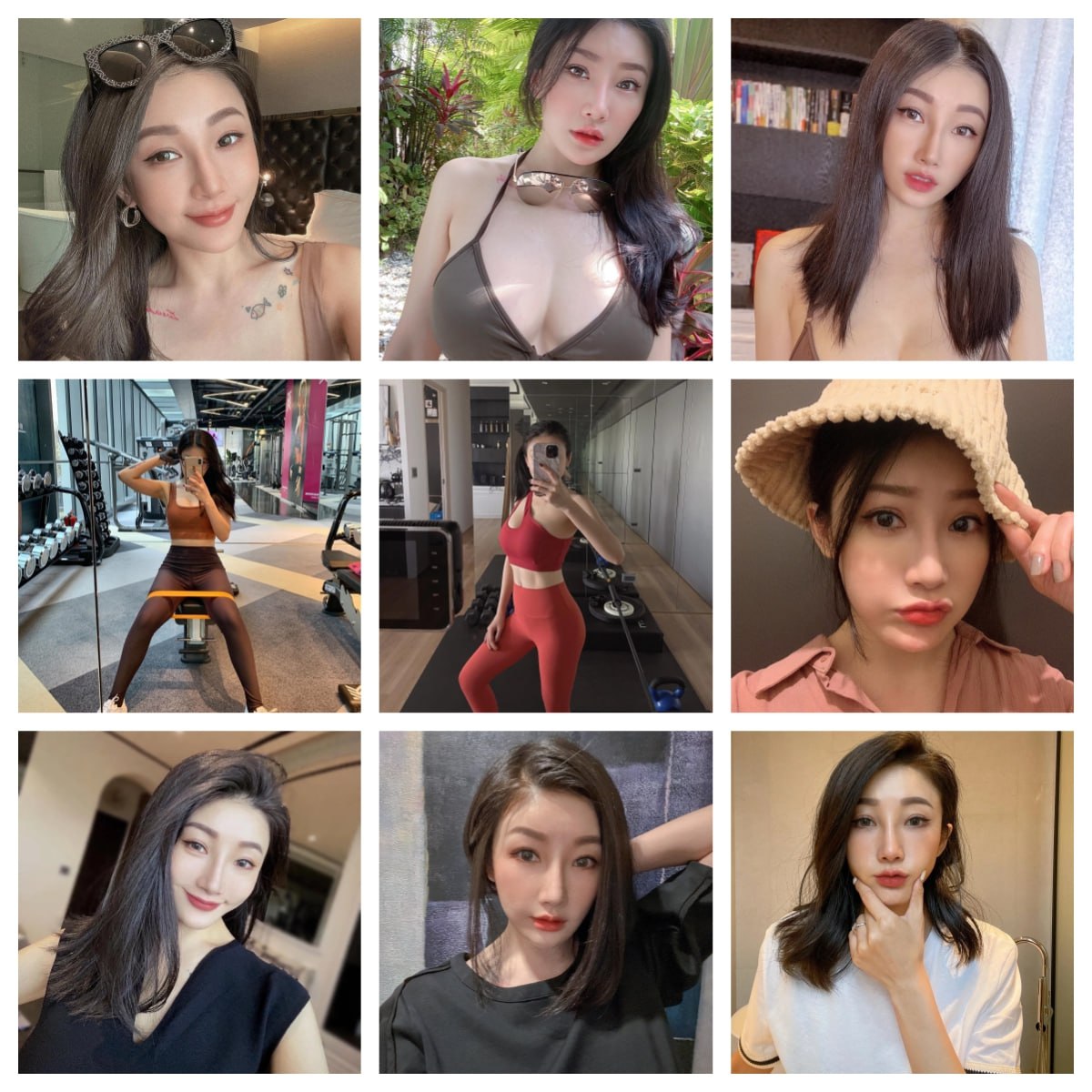 (编号LA172）  #国内 自拍 气质 性感 泳装 健身1102张照片67个视频 （适合虚拟视频）