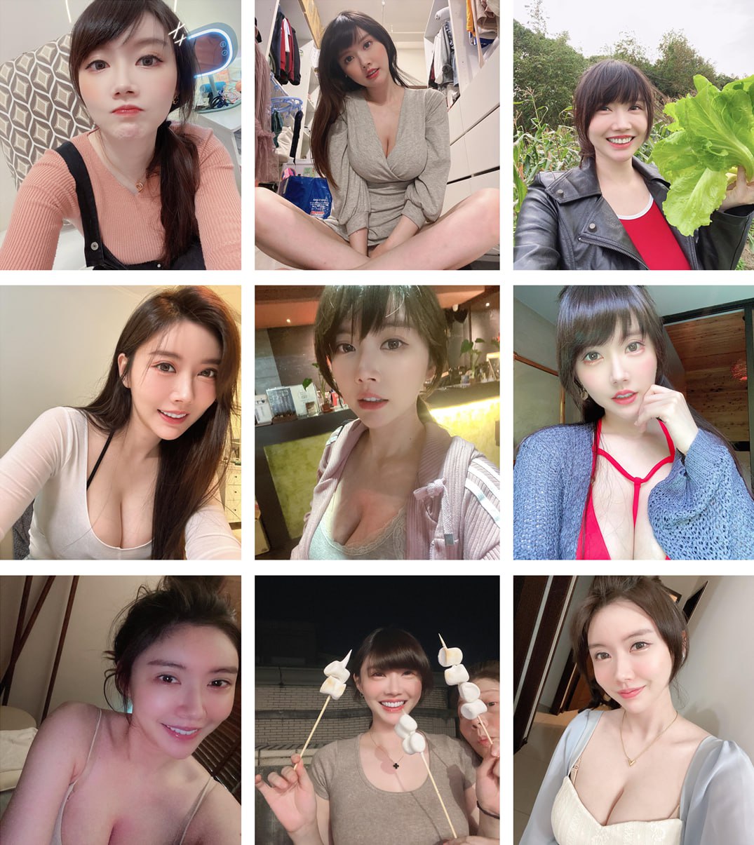 (编号sk221)  #台湾 大胸 美女 日常 生活 旅游 自拍多2386张照片视频282个 自拍视频多