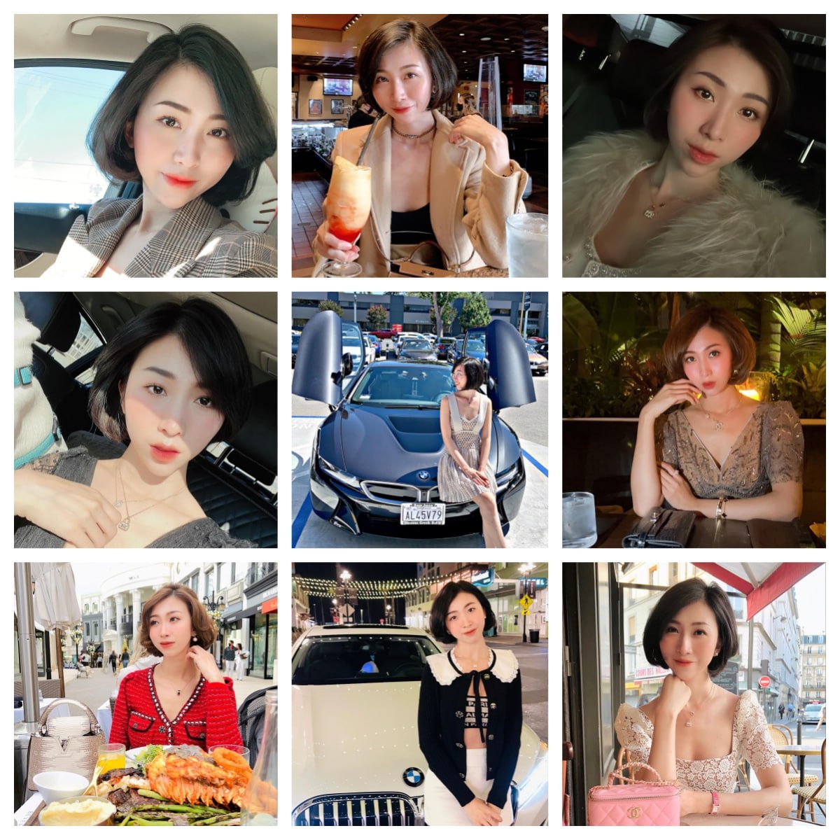 （编号LA162）  #亚裔 #美国 自拍 旅游 购物 豪车 1080张照片49个视频