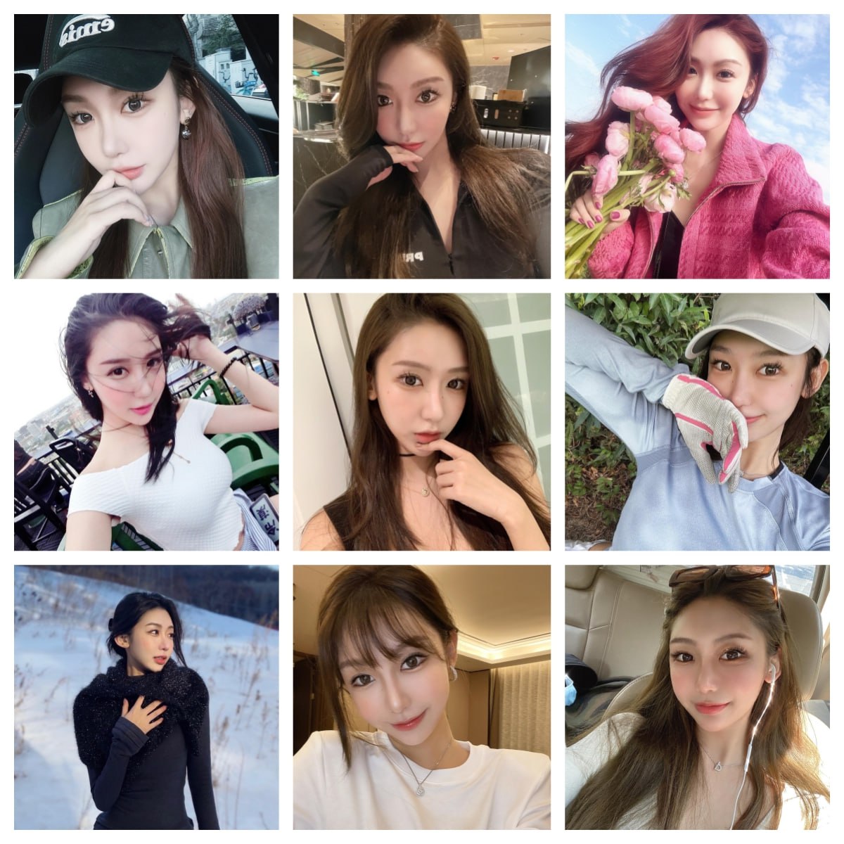 （编号LA160）  #国内 美女 自拍 旅游 美食 滑雪 高尔夫 1466张照片23个视频（有ig）