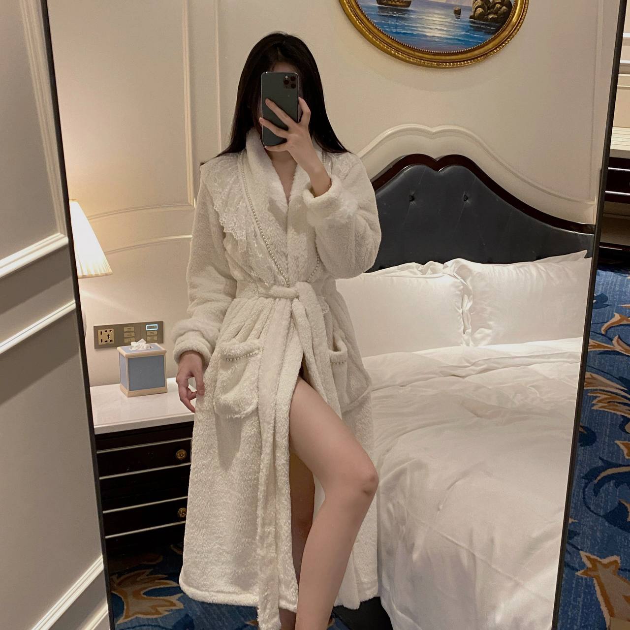 #睡衣 #睡袍 #美女 #身材 #自拍