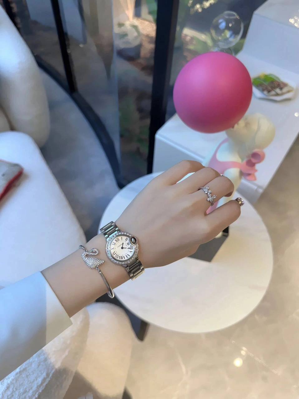 #手表 #表 #卡地亚 卡地亚蓝气球钻圈