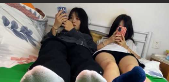 V公子摄影 足控必看 学生妹 萍萍 露露 做脚部SPA按摩