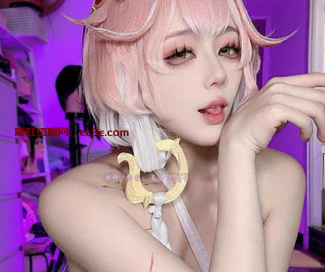 高颜值二次元嫩妹九言最新写真流出