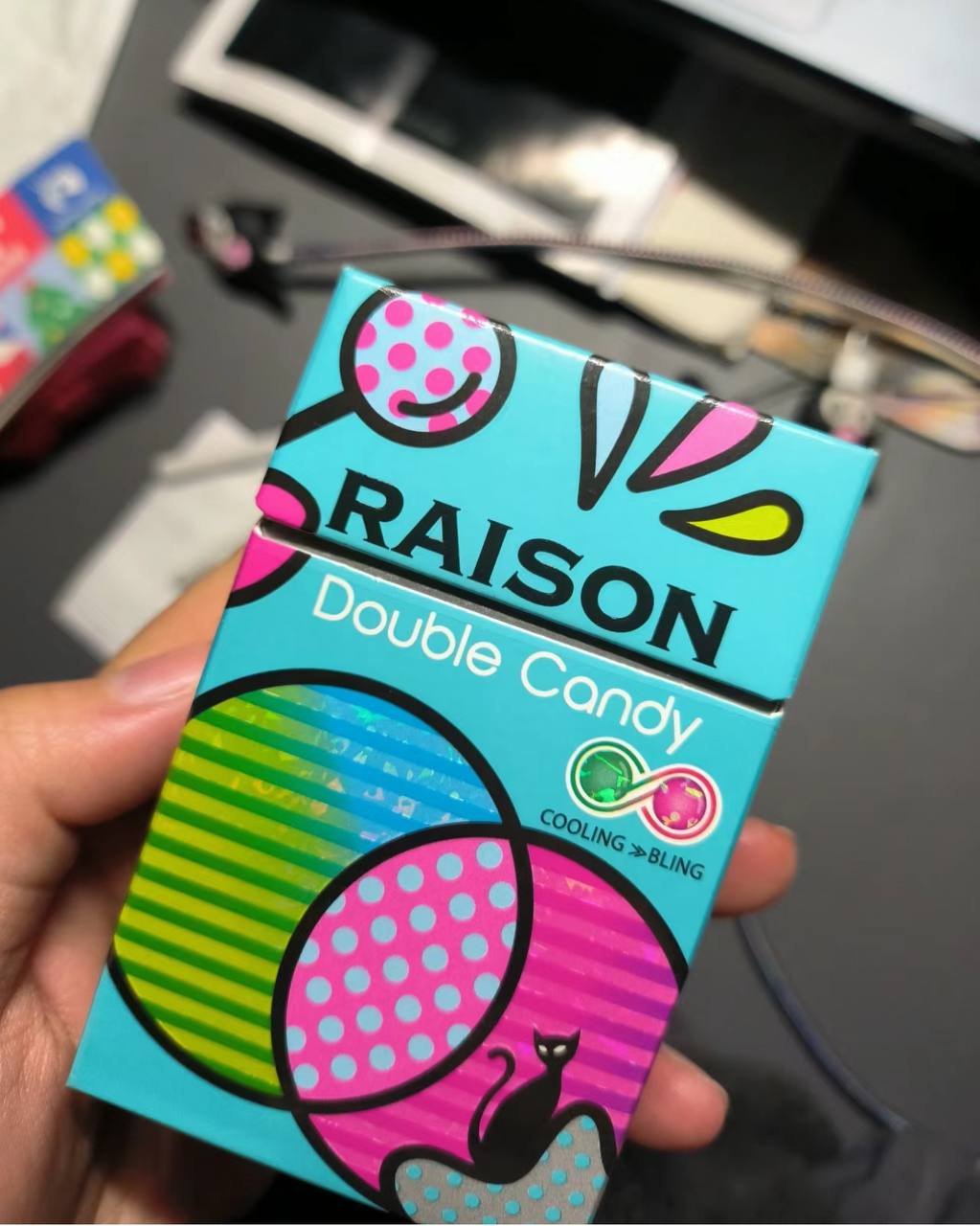 铁塔猫粗支糖果爆