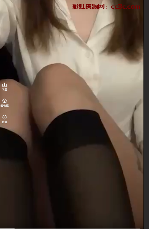 高颜值JK学生妹 黑丝情趣制服