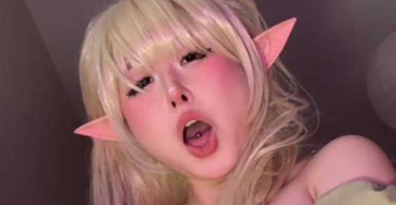 推特极品阿黑颜 Pupu噗噗 COS 精灵美女被异种族幻龙