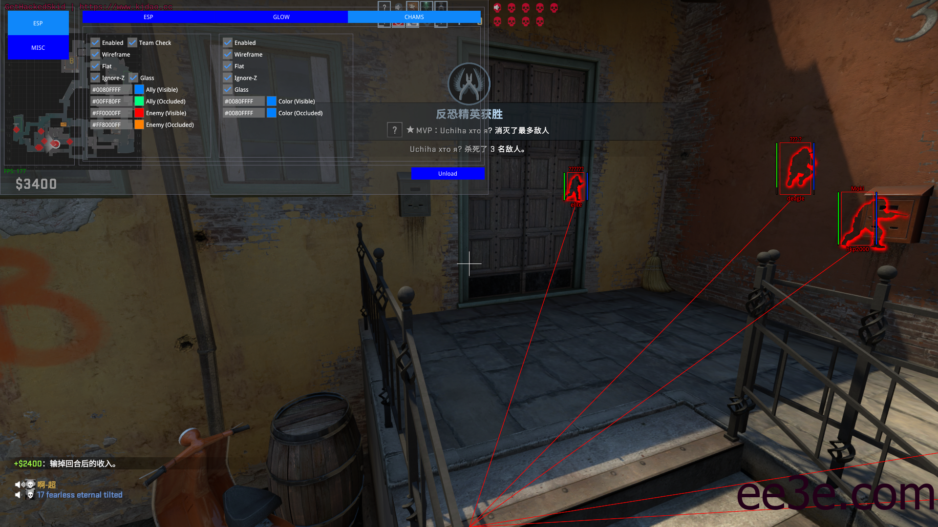 CSGOEric| 发光透视丨连跳杂项丨多功能老外版V12.7