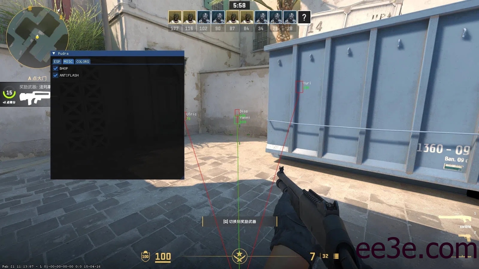 CS2·Pudra透视连跳防闪辅助v0.2（成品+源码）