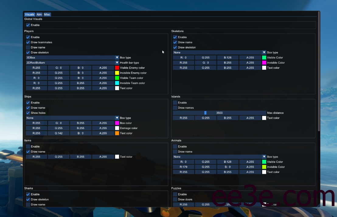 盗贼之海Sea of Thieves-老外多功能作弊辅助V1.0