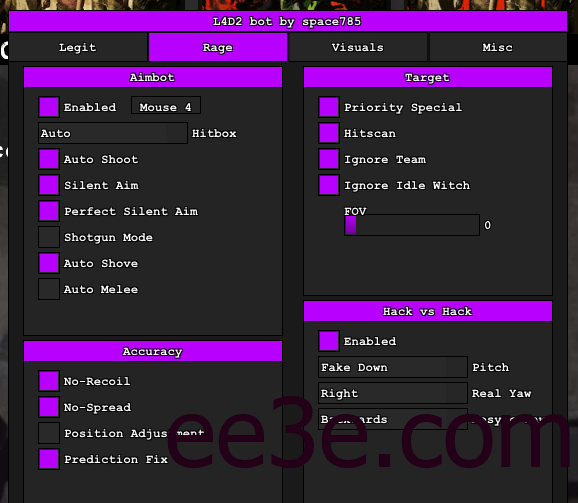 求生之路2·老外透视自瞄加速多功能作弊辅助 v2.11