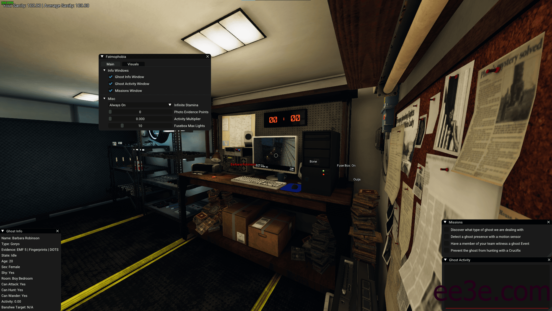 Phasmophobia恐鬼症Fatmophobia 多功能辅助