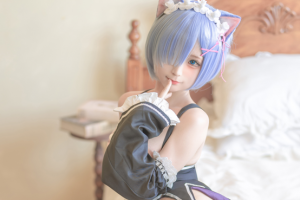 蠢沫沫 – 猫耳雷姆 [33P-318MB]