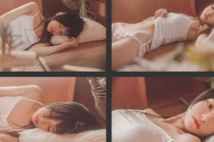 [网红COSER] 桜桃喵 – 小背心换水手服 COS写真套图