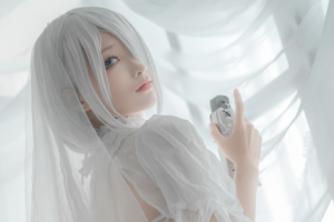 蠢沫沫– 2B-白婚纱 [59P-536MB]