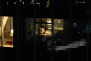【全网首发】苏州 国际金融中心 尼依格罗酒店 情侣 不关窗被直播