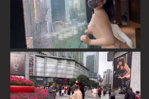 推特大神『西门官人』重庆炮打重庆娘们 逛完解放碑 在 CBD 落地窗俯视路人