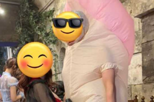 上海万圣节活动 女子疑因低俗cos被警方带离！现场高清无码视图曝光！