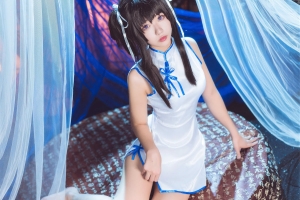 Momoko葵葵 御子乃铃白旗袍