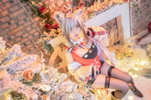 周叽是可爱兔兔 圣诞黑丝兽耳