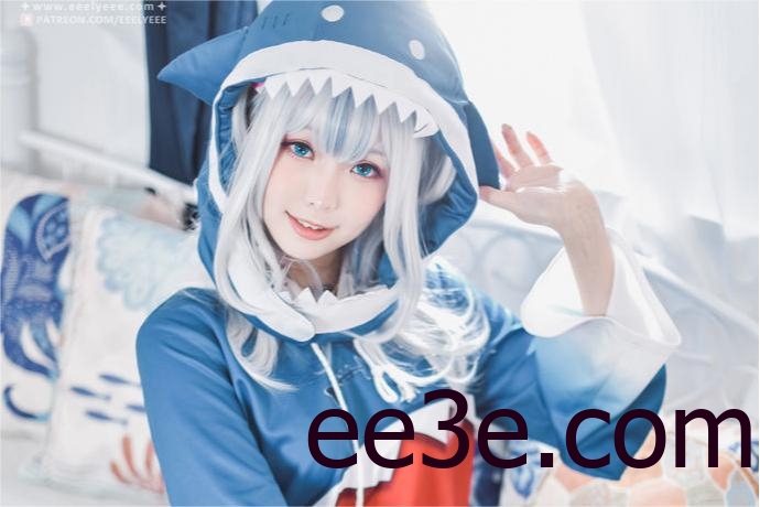 宝岛博主ElyEE子噶呜古拉小鲨鲨甜美灵动的样子惹人爱