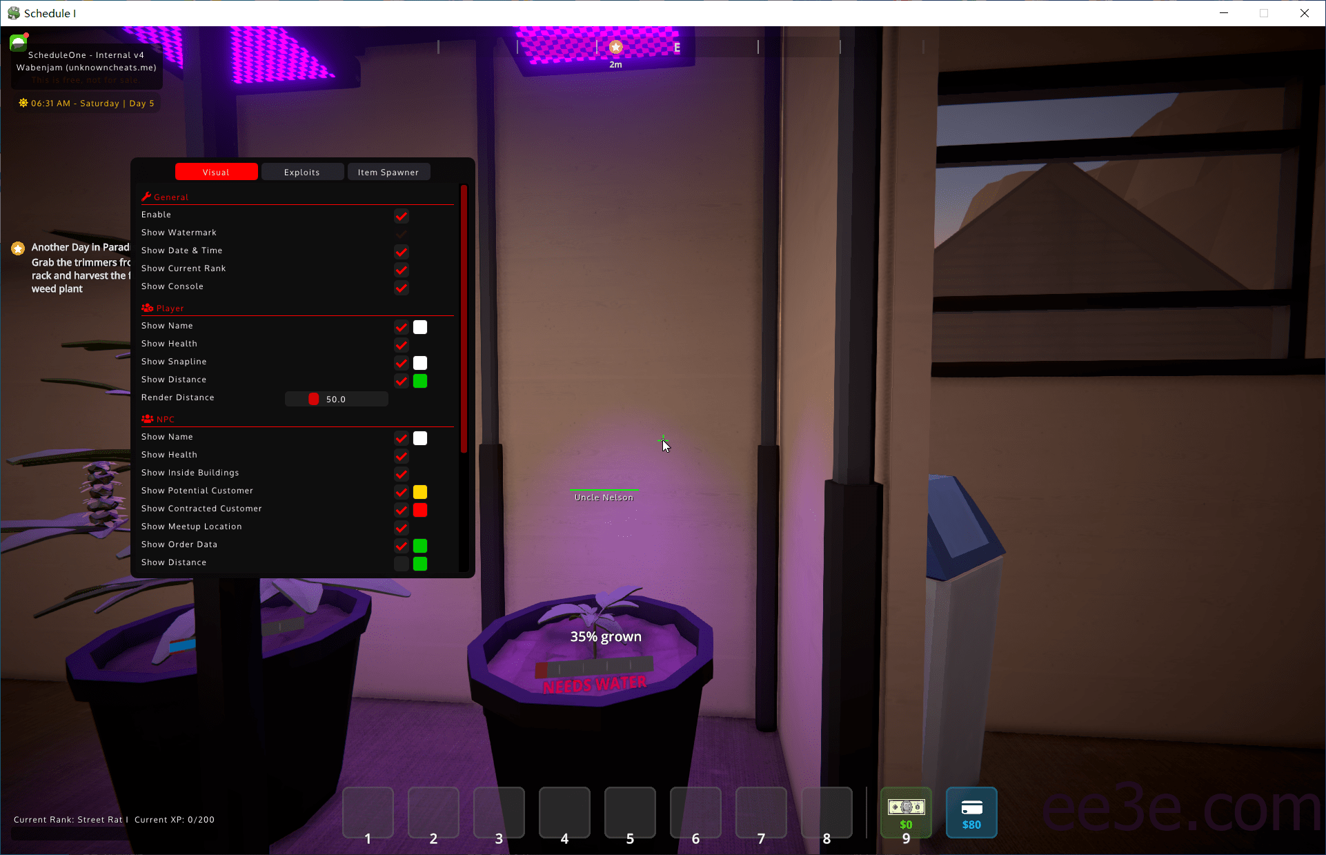绝命毒师模拟器/Schedule I内部多功能辅助4.5
