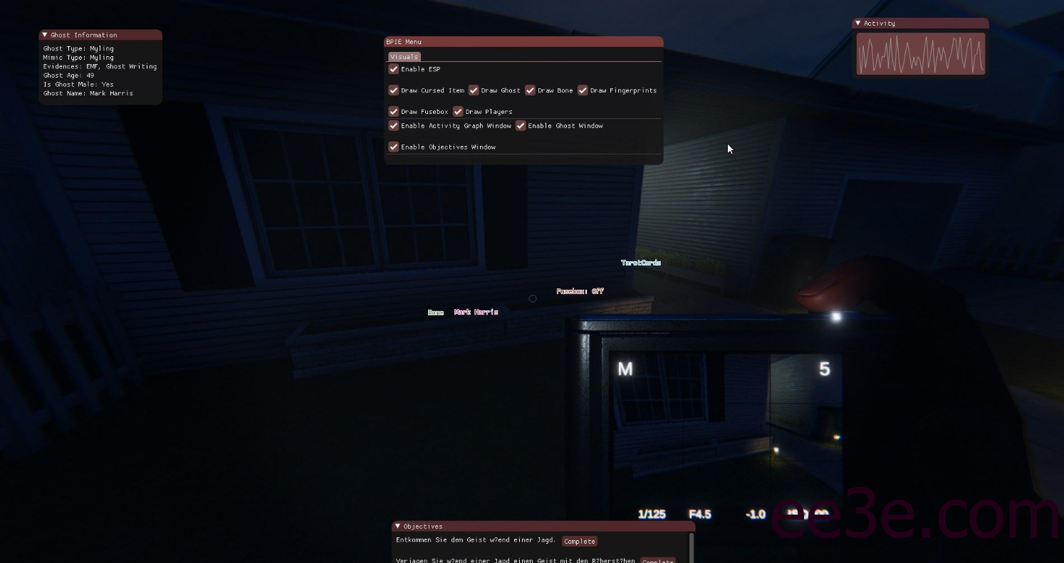 Phasmophobia恐鬼症BPIE 内置作弊v1.0.1