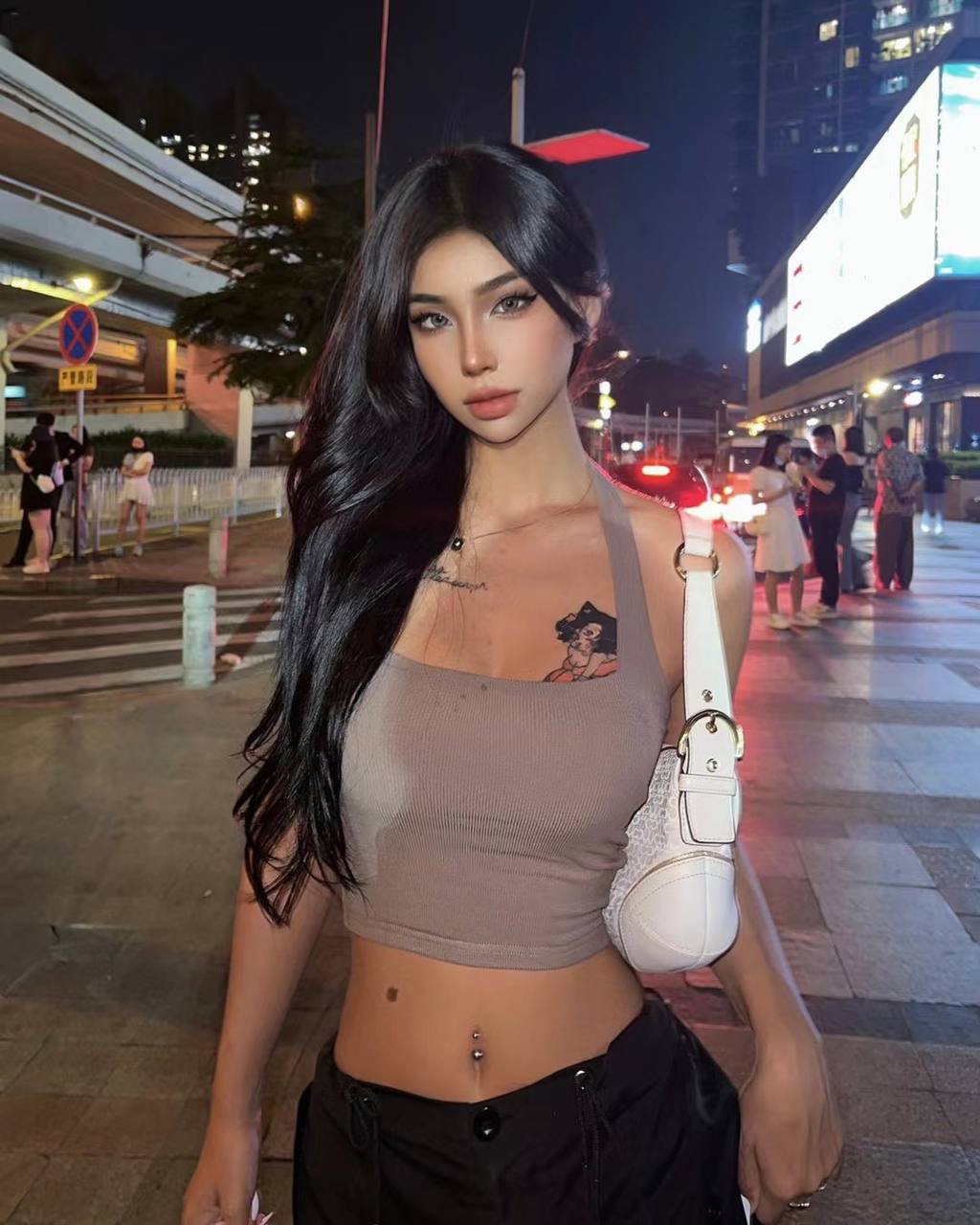 #广州 夕阳 混血平面模特 刘勤希